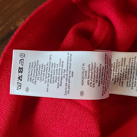 ๐Host Pick๐ HOBBS London Red Courtney Jumper Sweater - Picture 9 of 12